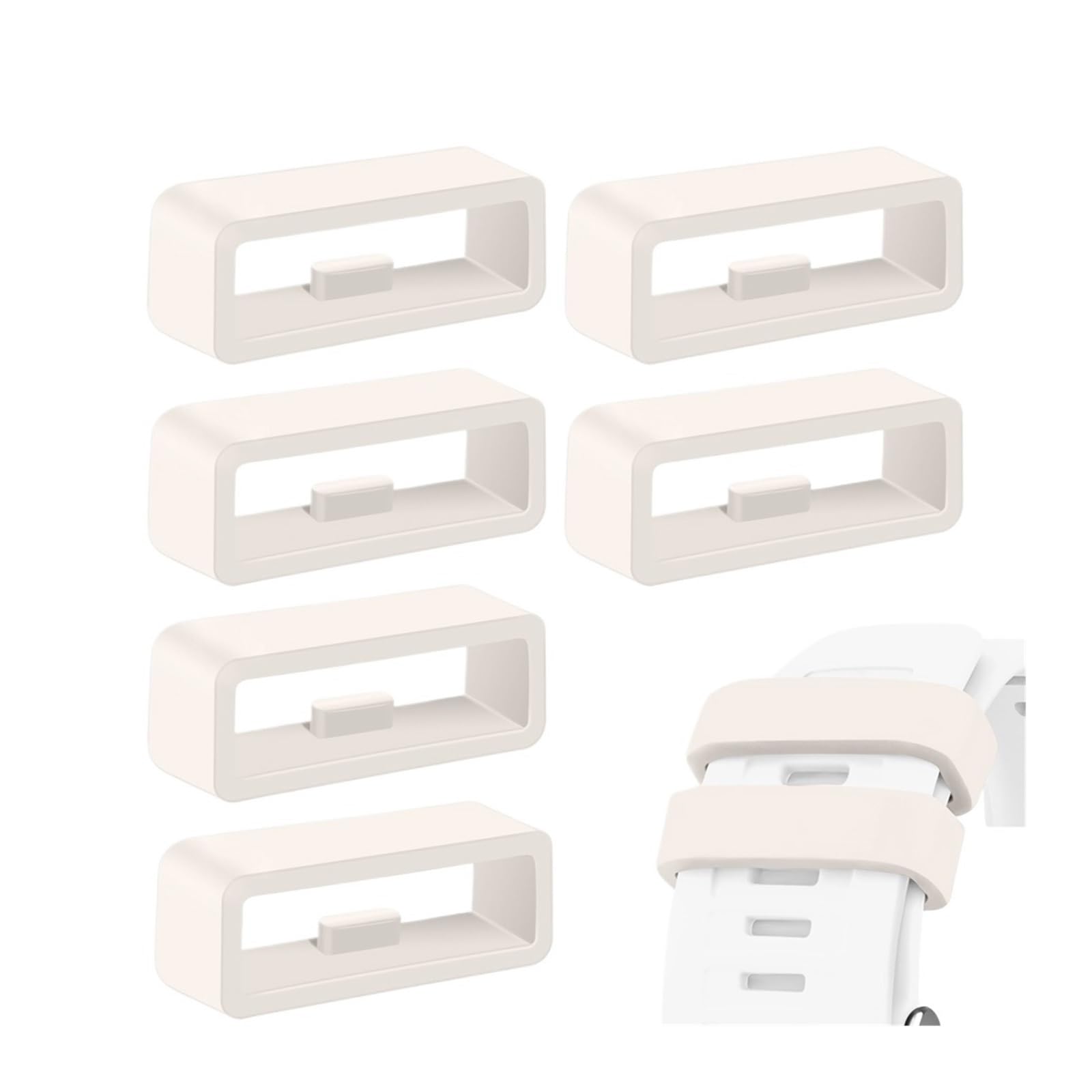 Watch Band Retainer Loops 80pcs 22mm Watchbands Ring Silicone Rubber Accessories Holder Locker Strap Loop For Men Sport Watches Wristband