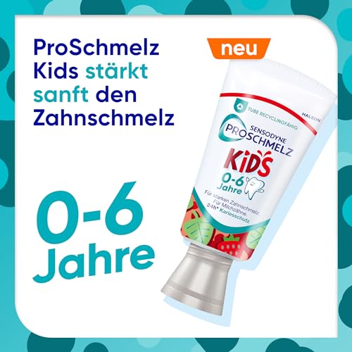 Sensodyne ProSchmelz Kids Zahnpasta, Zahnpasta Kinder für 0-6 Jahre, für die Milchzähne, Für starken Zahnschmelz und zum Schutz vor Zuckersäuren, 50ml – Bild 3