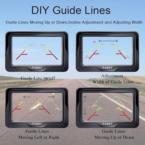 Image of HD 1080P Backup Camera for Cars - Easy Install Clear Night Vision