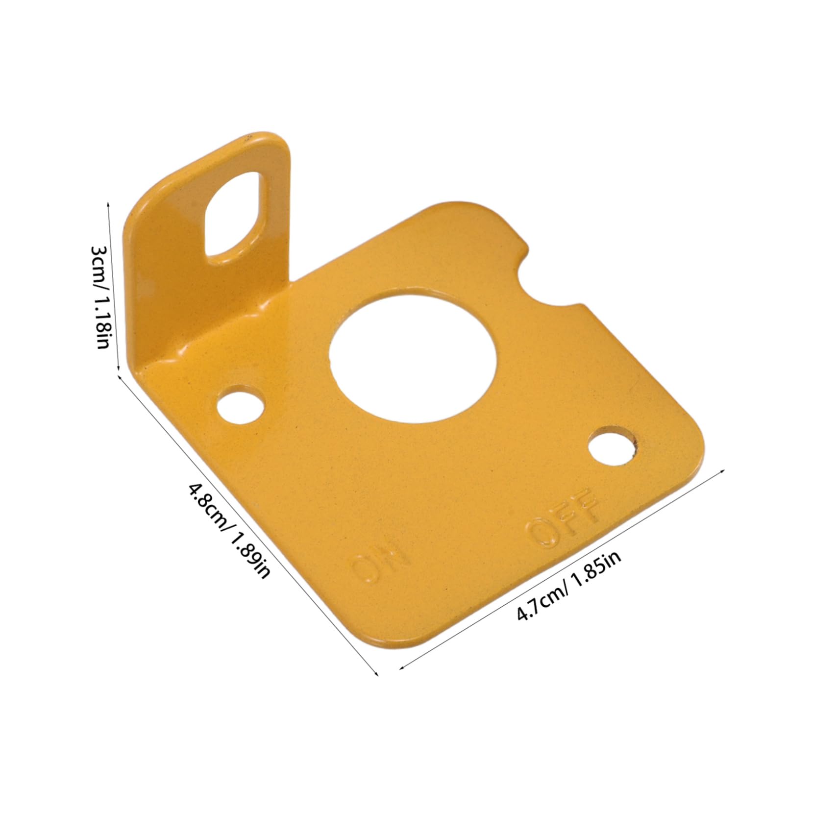 ABOOFAN Battery Switch Lock for Vehicles Universal Compatibility Rotary Lever Metal Easy Battery Disconnect Safety