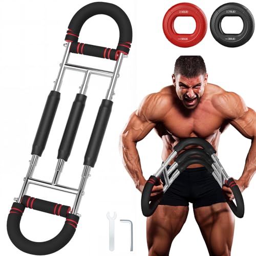Appareil de musculation des bras réglable 30-50 kg à ressort épais