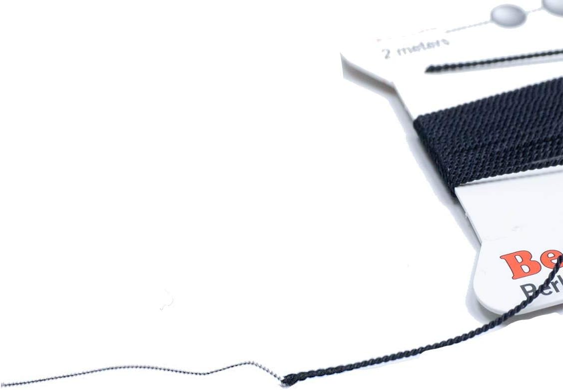 Beading Thread, Silk Thread for Threading, Thread End Flexible Needle 0.3mm Thickness 2m White