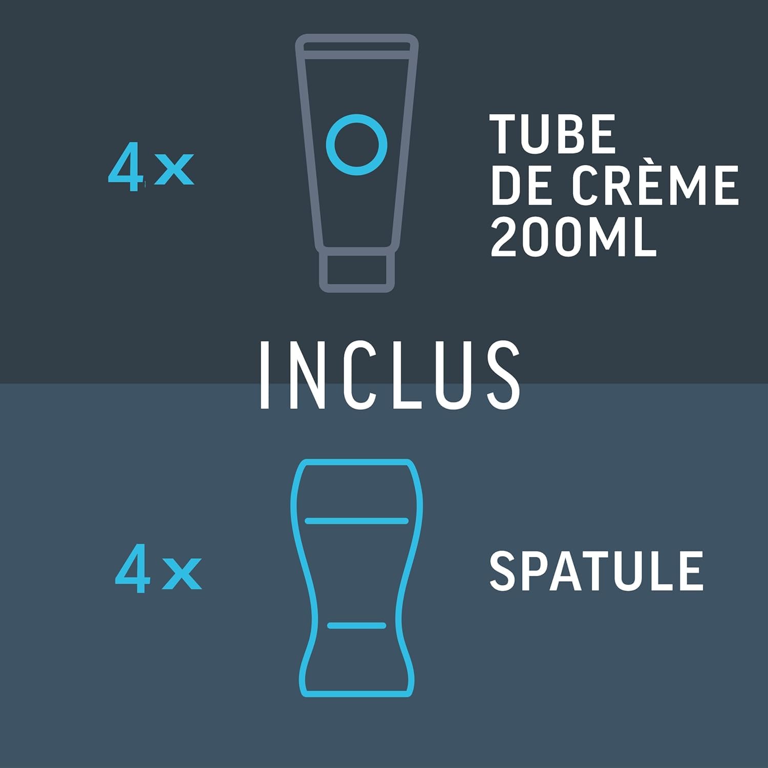 VEET Veet Men Zestaw 4 kremów do depilacji - skóra wrażliwa w tubce 200 ml