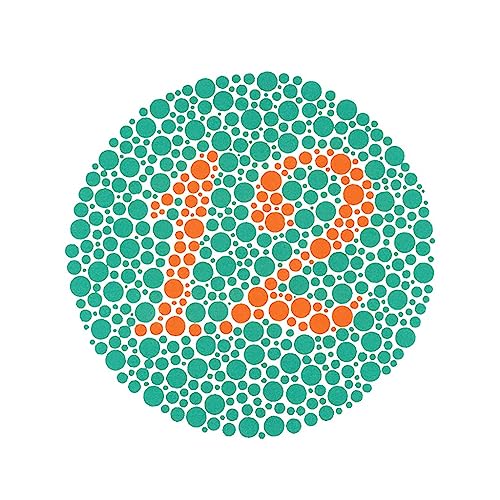 Libro de prueba de visión en color con 38 paneles - Tabla de prueba de visión para optometría Evaluación de deficiencia de visión en color