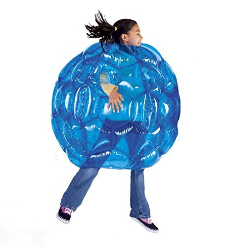Blue BBOP Buddy Bumper Ball Inflatable Blow Up Giant Wearable Body Bubble Zorb