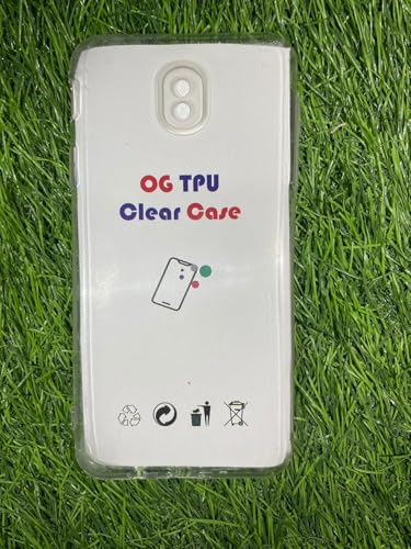 Image of COVERBLACK Soft Rubber Silicon Clear Back Cover Compatible Model for Samsung Galaxy J7 Pro - Transparent