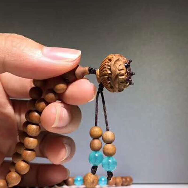 檀香座球 Amazon.com: Buddha Beads Bracelets Rosary beads印度老山檀香手串檀