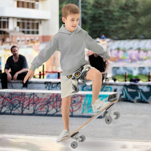 DOMIKING Cute Lemur Beige Kids Shorts Pull-on Boys Shorts with Elastic Waist Casual Athletic Pants for Summer Playwear4