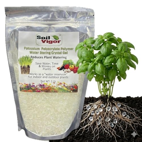 Commercial Grade Potassium Polyacrylate Water Crystals | Super Absorbent Polymer for Plants, Lawn...