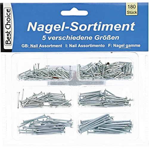 Preisvergleich Produktbild na-und 42792 Nagelset 180tlg. div. Größen Nägel