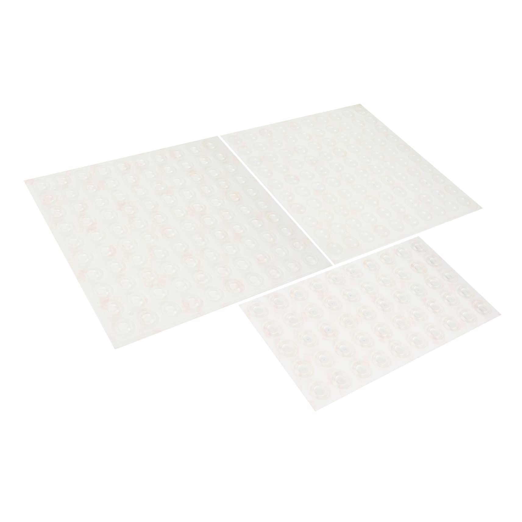 HOLIDYOYO 250pcs Adhesive Silicone Pad Sound Dampening Buffer Pads Non-Slip Adhesive Bumpers for Cabinet Door