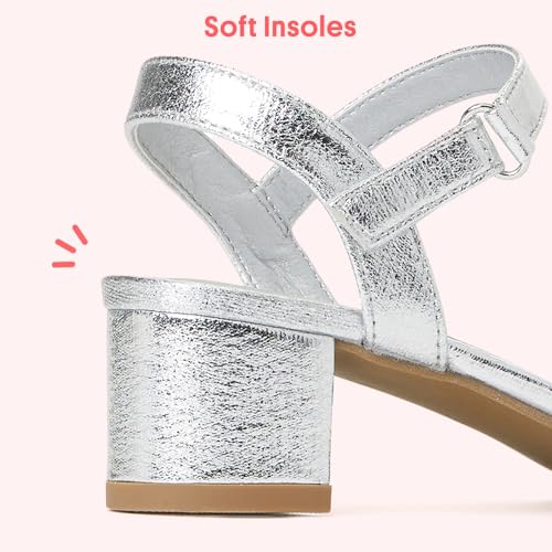 Image of FabKids Girls Braided Open Toe Ankle Strap Flat Lightly Padded Sandals Summer Holiday Party Dress Shoes for Toddler Little Kid Big Kid