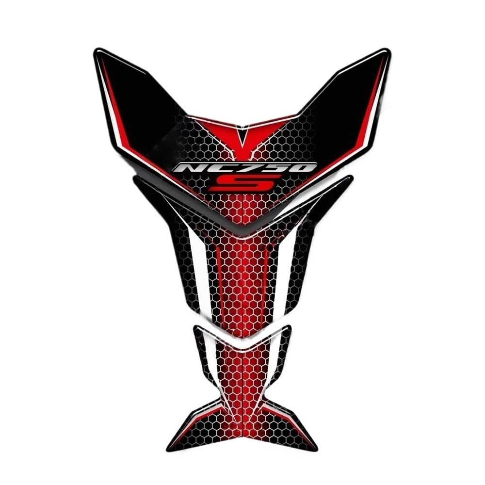 Coussin réservoir moto NC750S protection haut de gamme design arête poisson