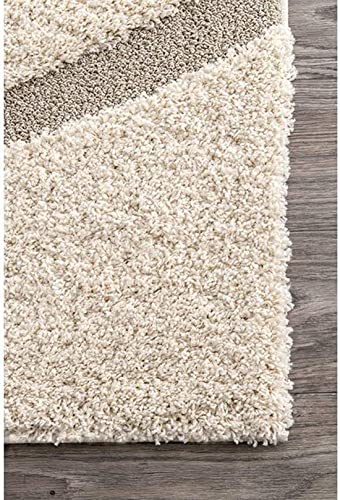 Image of Carpet Mahal Presence Gorgeous Design of Super Soft Shaggy Carpet for Living Room, Bedroom, Hall and Anywhere in Home. [10x10 feet] Round.