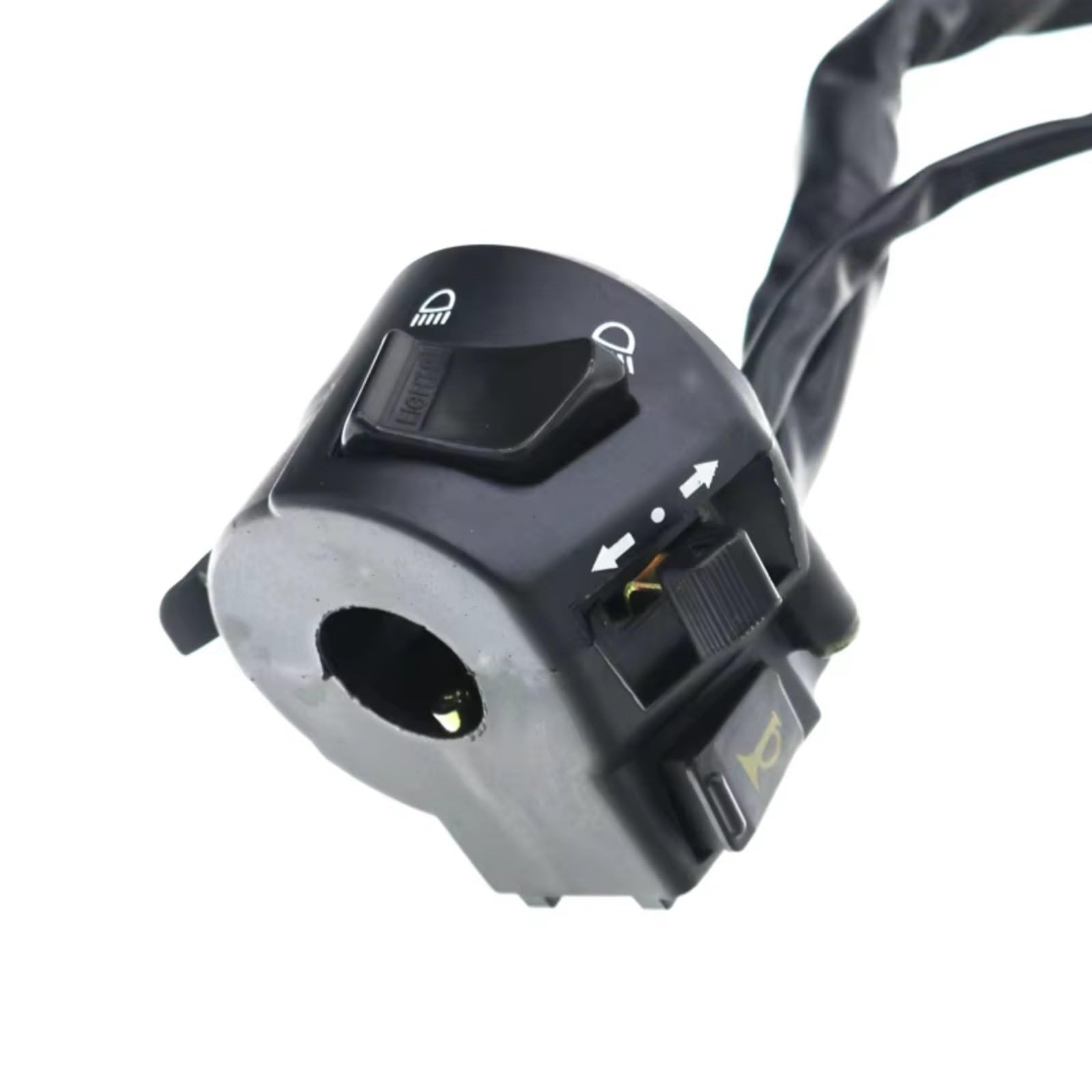 Interruttori Manubrio Moto Da 7/8"22mm Per Universali Con Segnale Di Svolta A Clacson, Controllo Abbaglianti E Anabbaglianti Con Cavo Manubrio Kill Interruttore