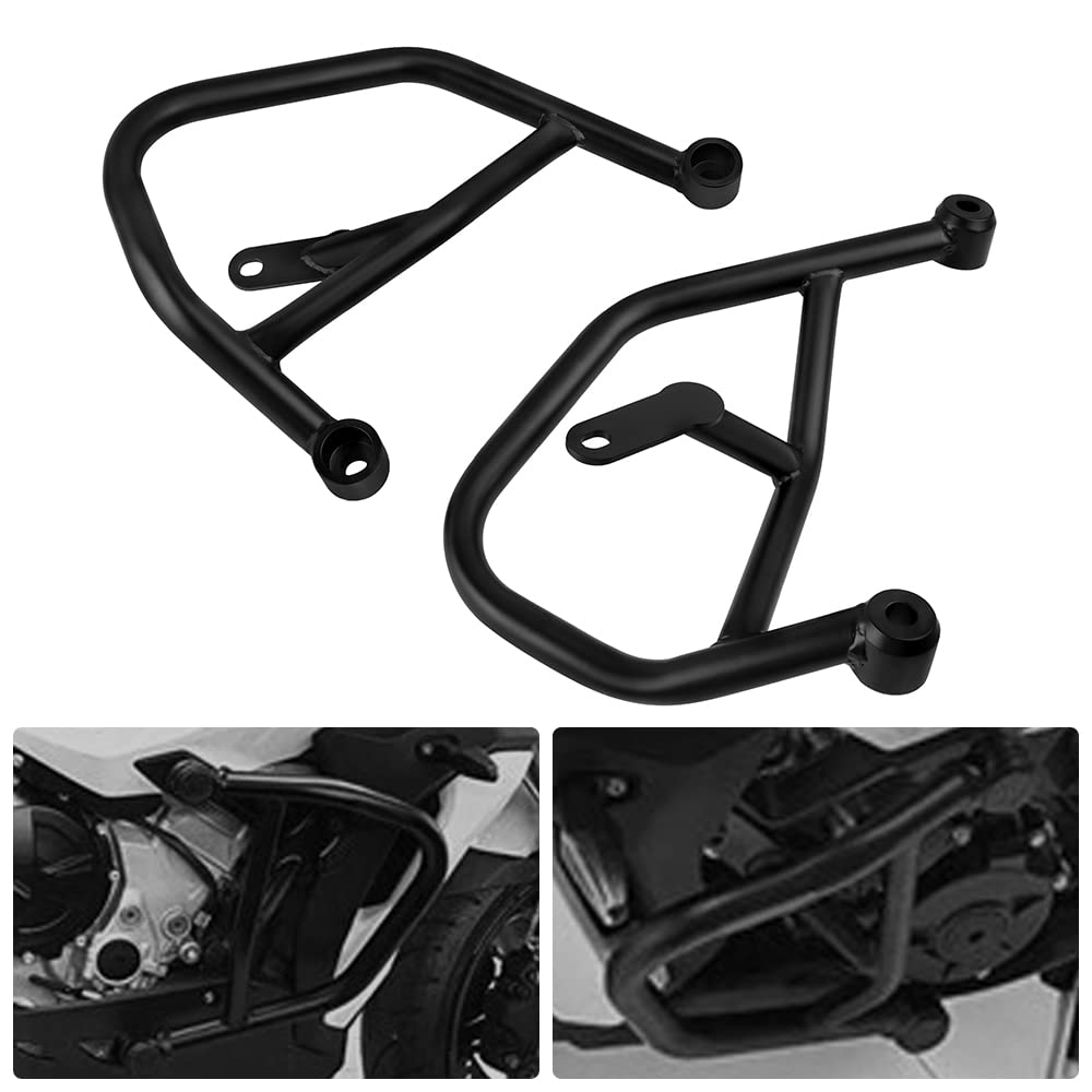 Moto Pare Carters,Pare-Chocs Protection CRASH BAR pour S1000XR 2021 2022,Noir