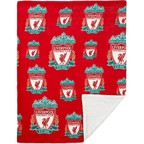C Stores Large Liverpool Sherpa Fleece Blanket Throw Super Soft 150cm x 120cm - YNWA LIMITED EDITION Cover