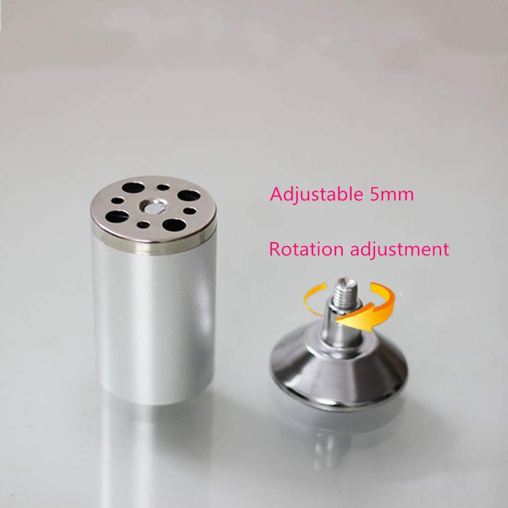 Gambe per mobili Gambe per tavoli Regolabili in Metallo Piedini per mobili Piedini in Lega di Alluminio Piedini di Ricambio Rotondi per alzate per mobili Gambe per divani Gambe per