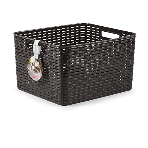 PLASTIC FORTE, Cesta, wengué, 34 x 40 x 23