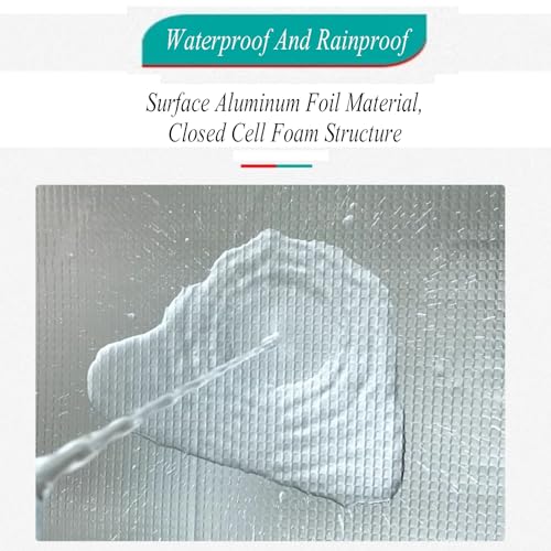 Aislamiento acústico autoadhesivo de aluminio con espuma de alta densidad y 30 mm 7