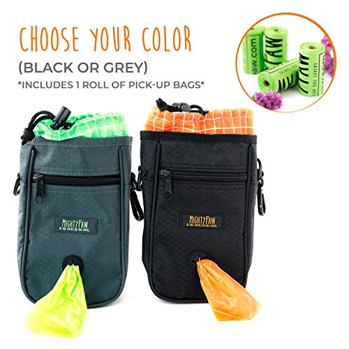 Mighty Paw Dog Treat Bag, Premium Quality Coulisse...