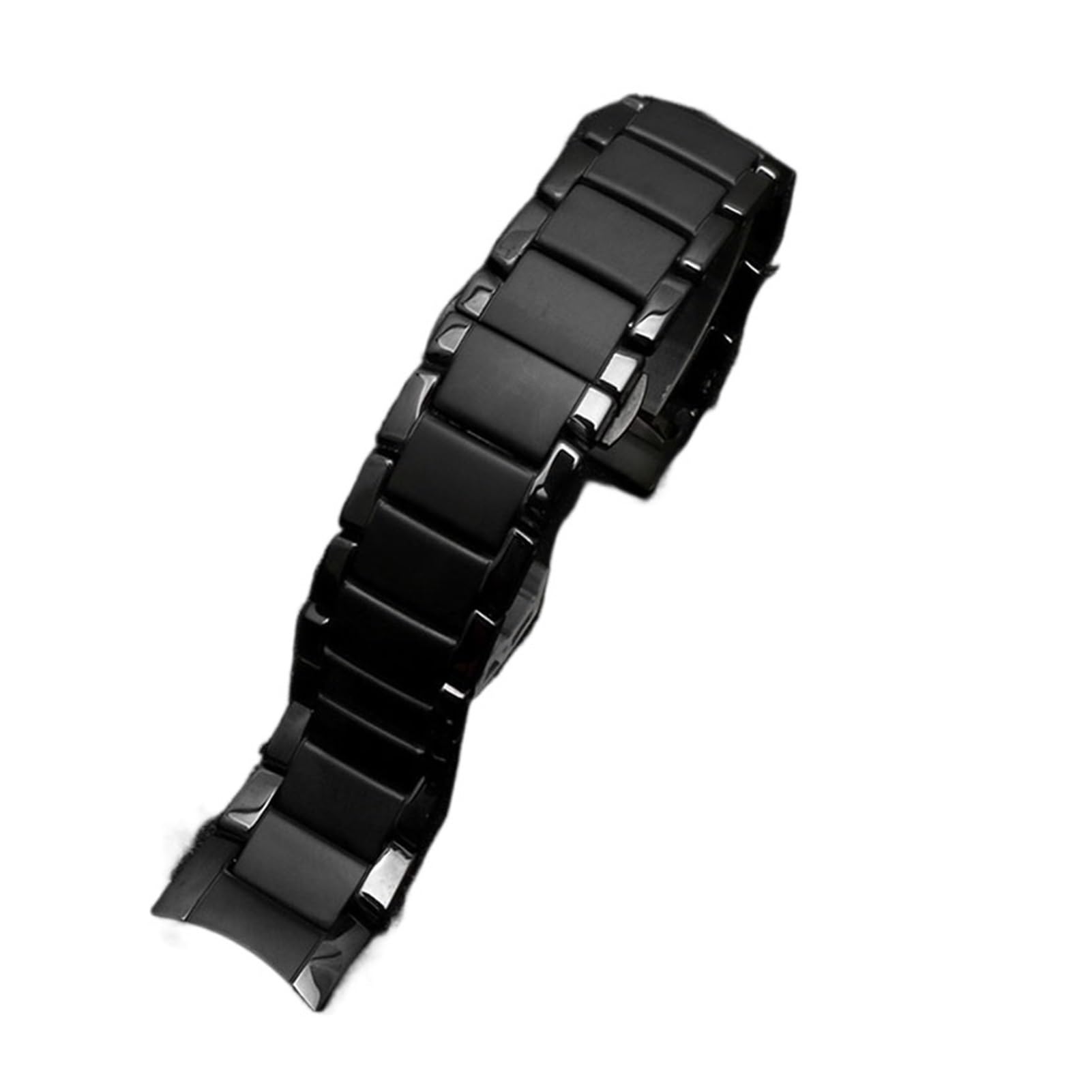 HMFANG Cinturino In Ceramica Compatibile Con Cinturini For Orologi AR1451 AR1452 AR1400 AR1410 Con Chiusura A Farfalla In Acciaio Inossidabile 22mm 24mm