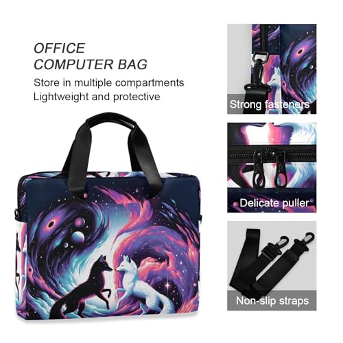 Funda para portátil Alaza Fox Yingyang Nebula 13-15.6 pulg miniatura 5