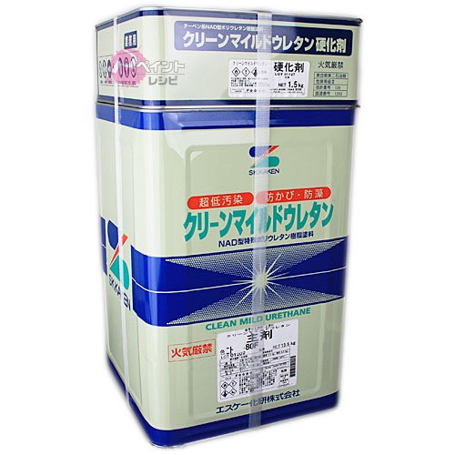 Amazon.co.jp: エスケー化研 クリーンマイルドウレタン 濃彩色 15kg SR 