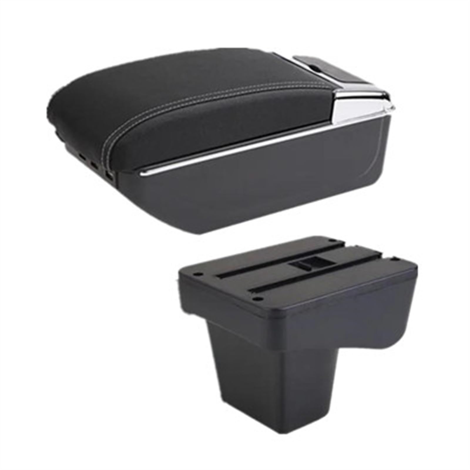 NMJLQW Storage Rack Car Armrest Box Dedicated Retrofit Central Storage Box Car Accessories For Vitara(C white line)