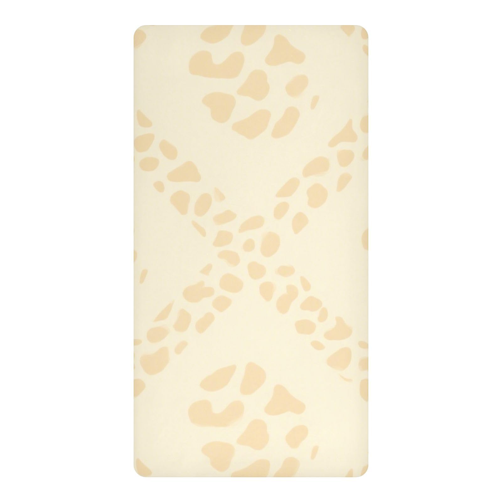 Matelas de berceau drap imperméable jaune à carreaux pour lit bébé doux