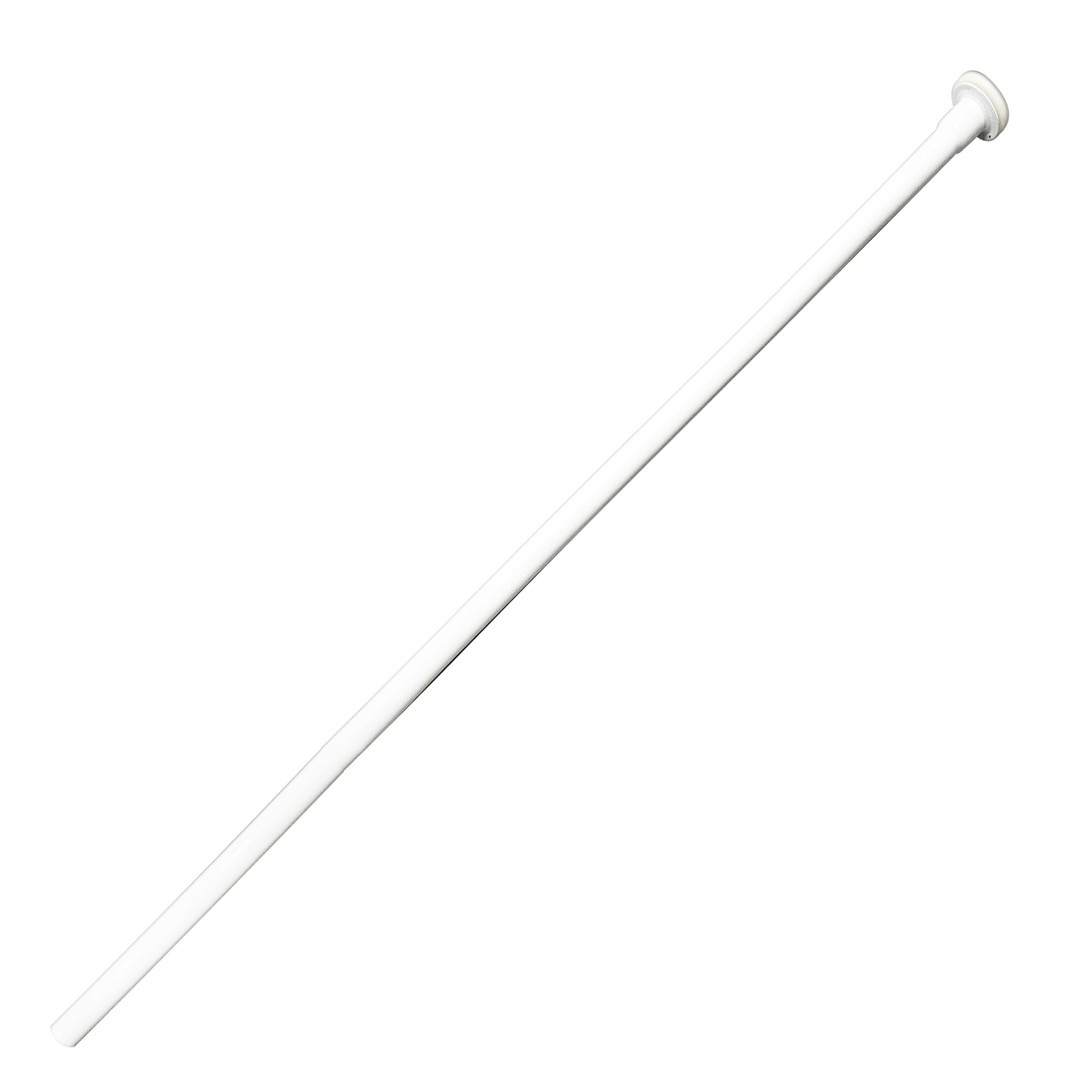 Westbrass D124-50 3/8 cala x 50 cm płaski uchwyt do toalety z płaskim łbem, biały płaszcz pudrowy, 50 cm