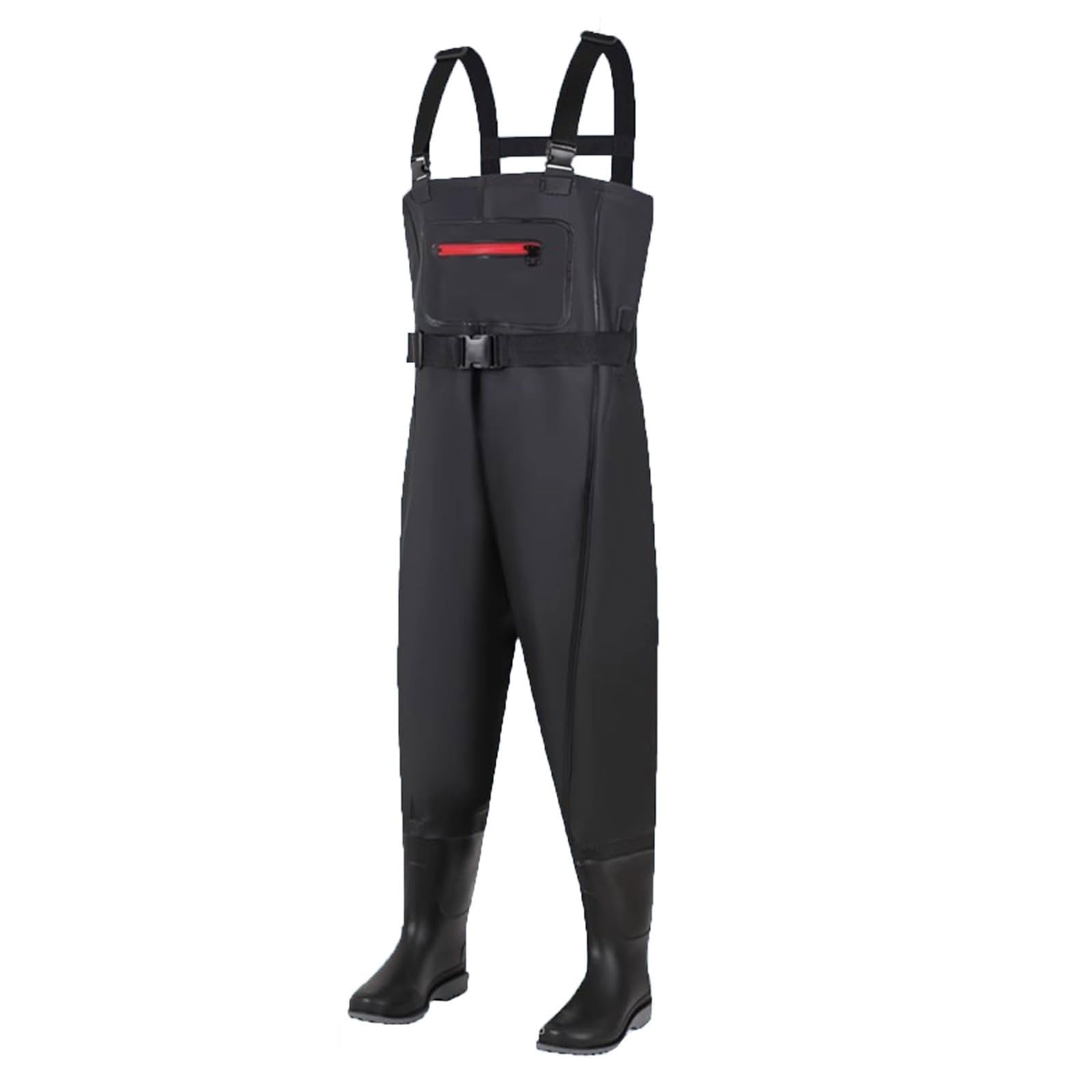 Waders Scafandro da Pesca con Stivali da Pesca Tagliano 36-47,Traspirante Waders Pesca da Uomo con Cintura Tracolla Regolabile,Scafandro Impermeabili PVC,per Pesca,Caccia e Agricoltura