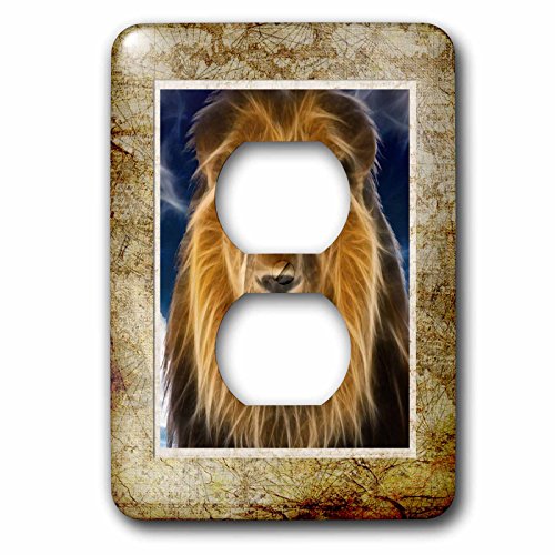 Lion en Fractal Art cadre en bois 3dRose lsp_167224_6 pour sublimer votre intérieur - 2