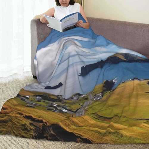 Couverture en flanelle anti-froid plaid pelucheux canapé microfibre