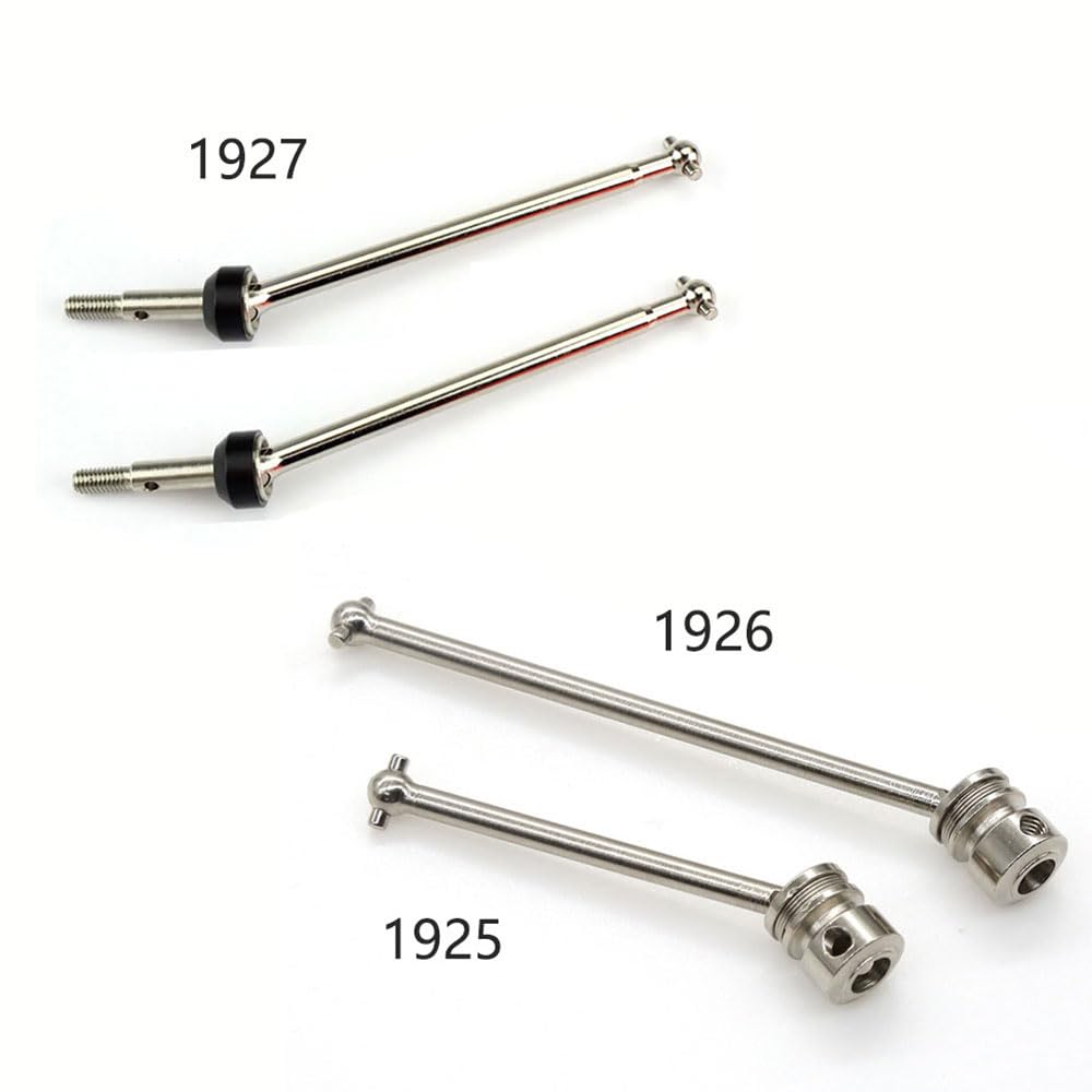 Metal Front Wheel Drive Shaft Center Drive Shaft for Wltoys 104001 1925 1926 1927 1/10 RC Car Upgrade Parts Spare Accessories(Rear)