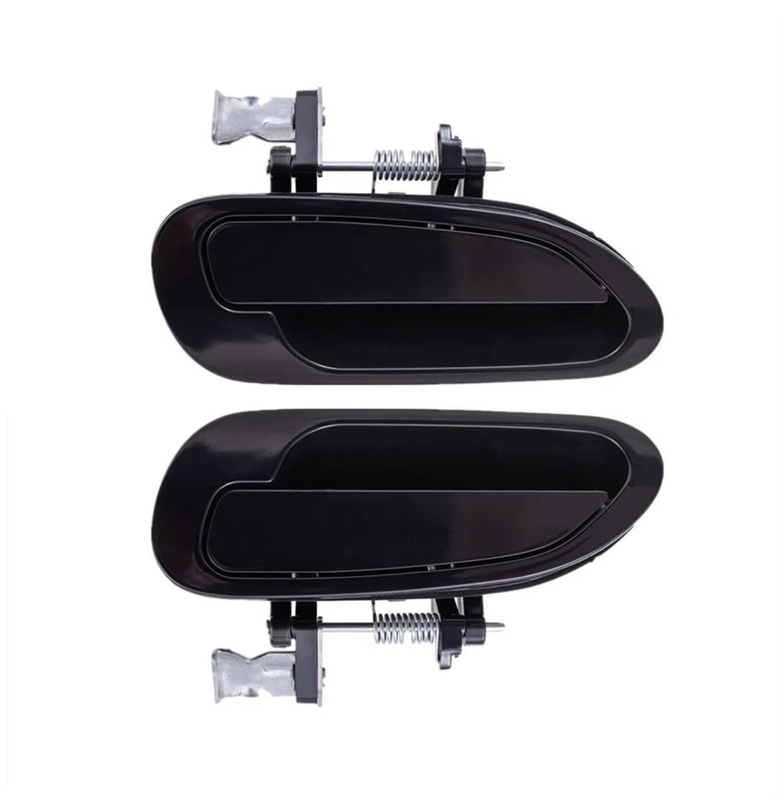 Zjyzyq Black 1Pc Car Sliding Outer Door Handle For Accord For Sedan 1994-1997 Outer Rear Left Or Right Black Smooth Exterior Car Door Handle(Rear Right)