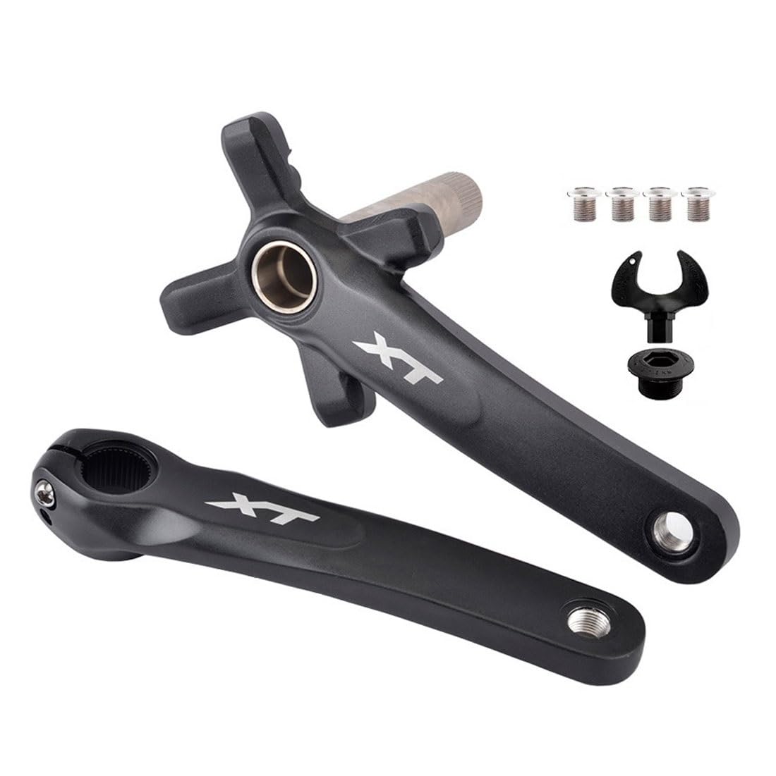 64/104BCD zestaw ramion korbowych do roweru górskiego 170 mm/175 mm MTB zestaw korbowy ze stopu aluminium (rozmiar: 175 mm)