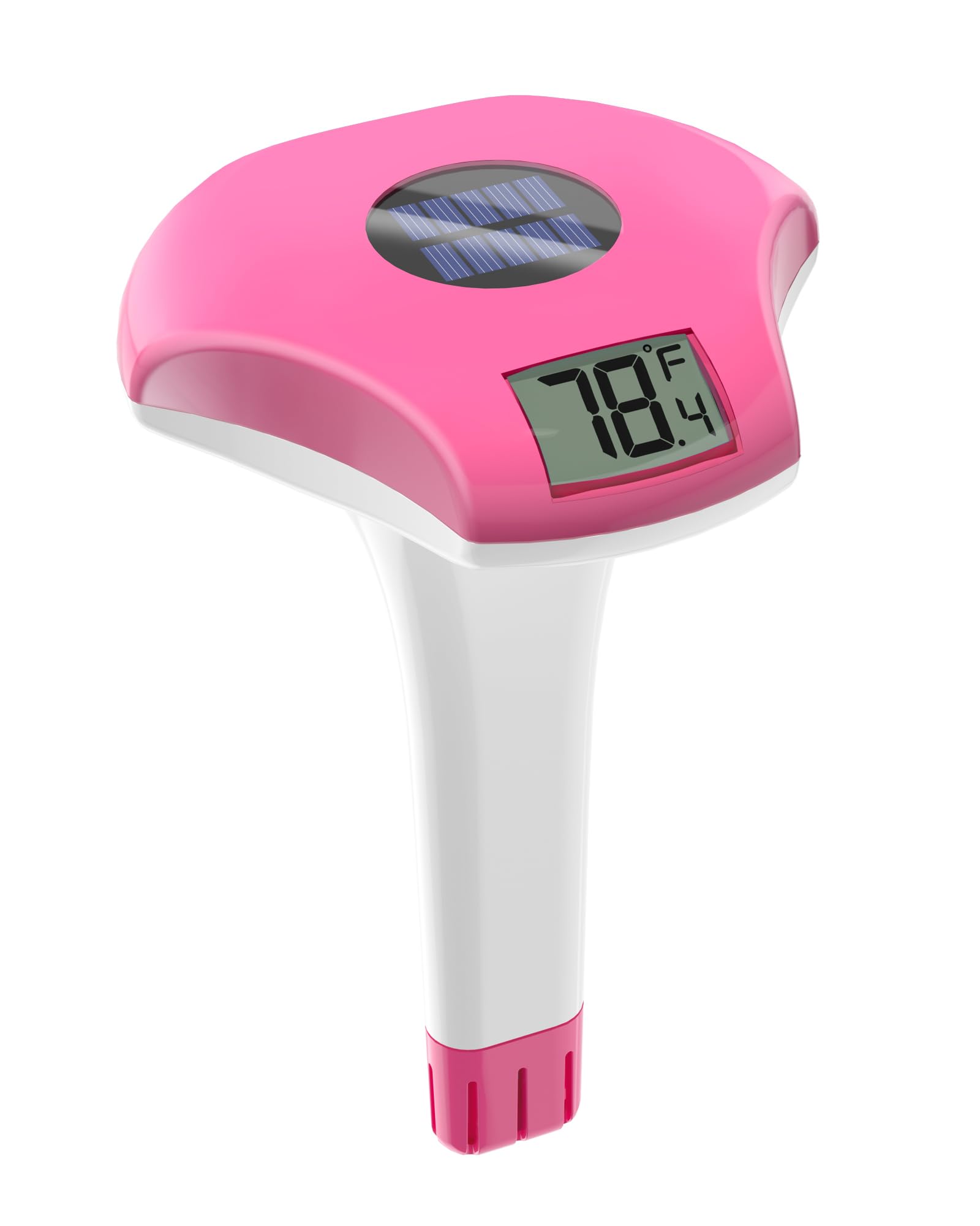 BALDR Termómetro Piscina Flotante, Solar Termometro Piscina con Pantalla Digital, Resistente al Agua IPX8, El ahorro de energía, adecuado para piscina/jacuzzi/fuente de agua caliente/acuario