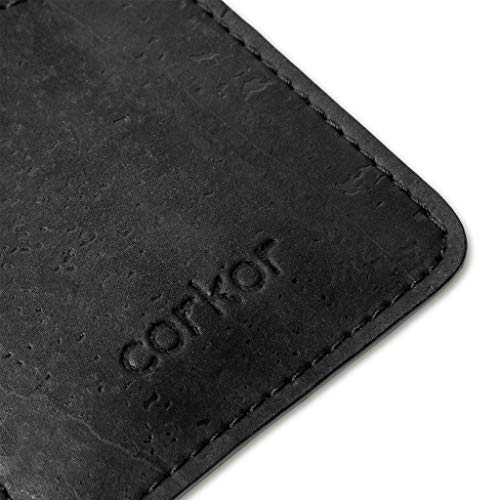 Vegan Front Pocket Wallet Men Minimalist Slim Cards Eco Durable Cork3