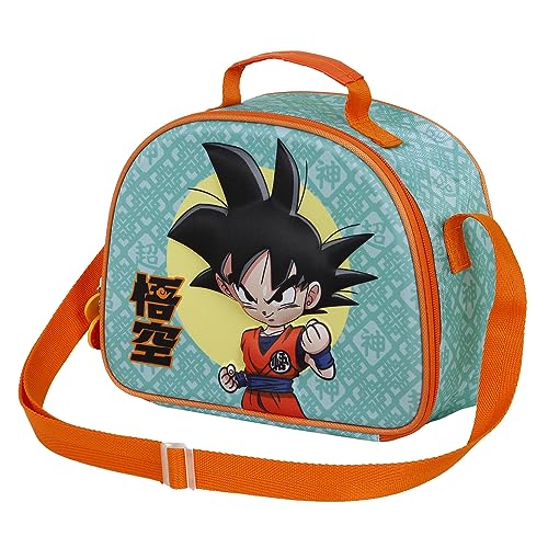 Sac à goûter 3D Dragon Ball Brave isotherme avec relief et zip