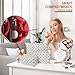 Galocmo Checkered Makeup Bag Set, 3-Piece Waterproof Cosmetic and Toiletry Travel Organizer with Zipper, Large Capacity Pouch for Skincare, Brushes, and Accessories