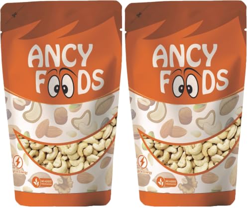 Image of Ancy Kaju (Cashew) 250 Grams for All Ages | High in Protein and Boosts Energy and Build Immunity | Healthy Nutritious Cashew Nut | Delicious Vegan & Crunchy Kaju Nut for Cooking and Raw Eating