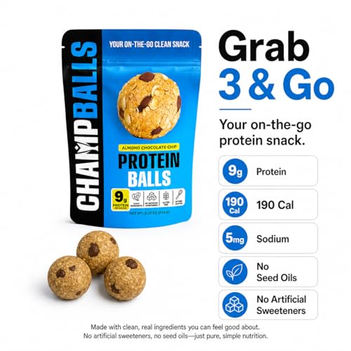 ChampBalls Protein Balls (Almond Chocolate Chip) miniatura 5