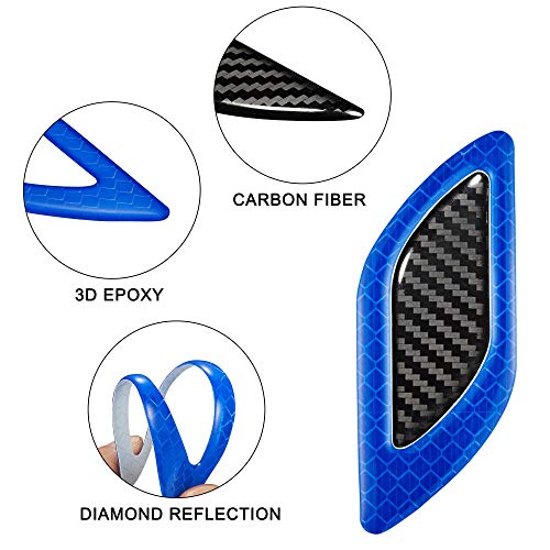 TOMALL 6 Pezzi Adesivi 3D Strisce Riflettenti