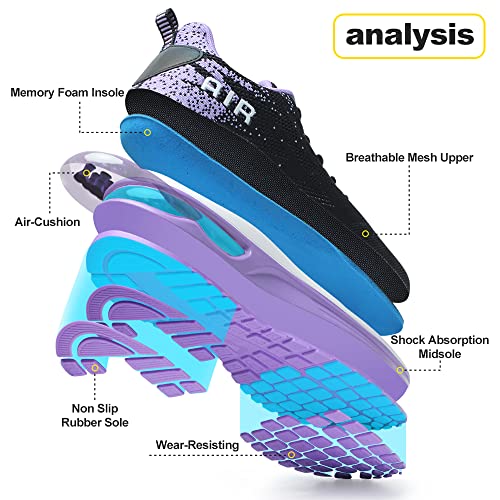 RUMPRA-Women-Sneakers-Lightweight-Air-Cushion-Gym-Fashion-Shoes-Breathable-Walking-Running-Athletic-Sport