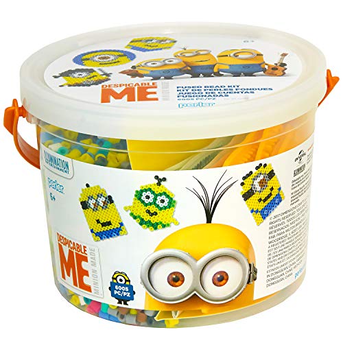 Product Image of the Perler Despicable Me Minions Craft Bead Bucket Activity Kit, 6005 pcs