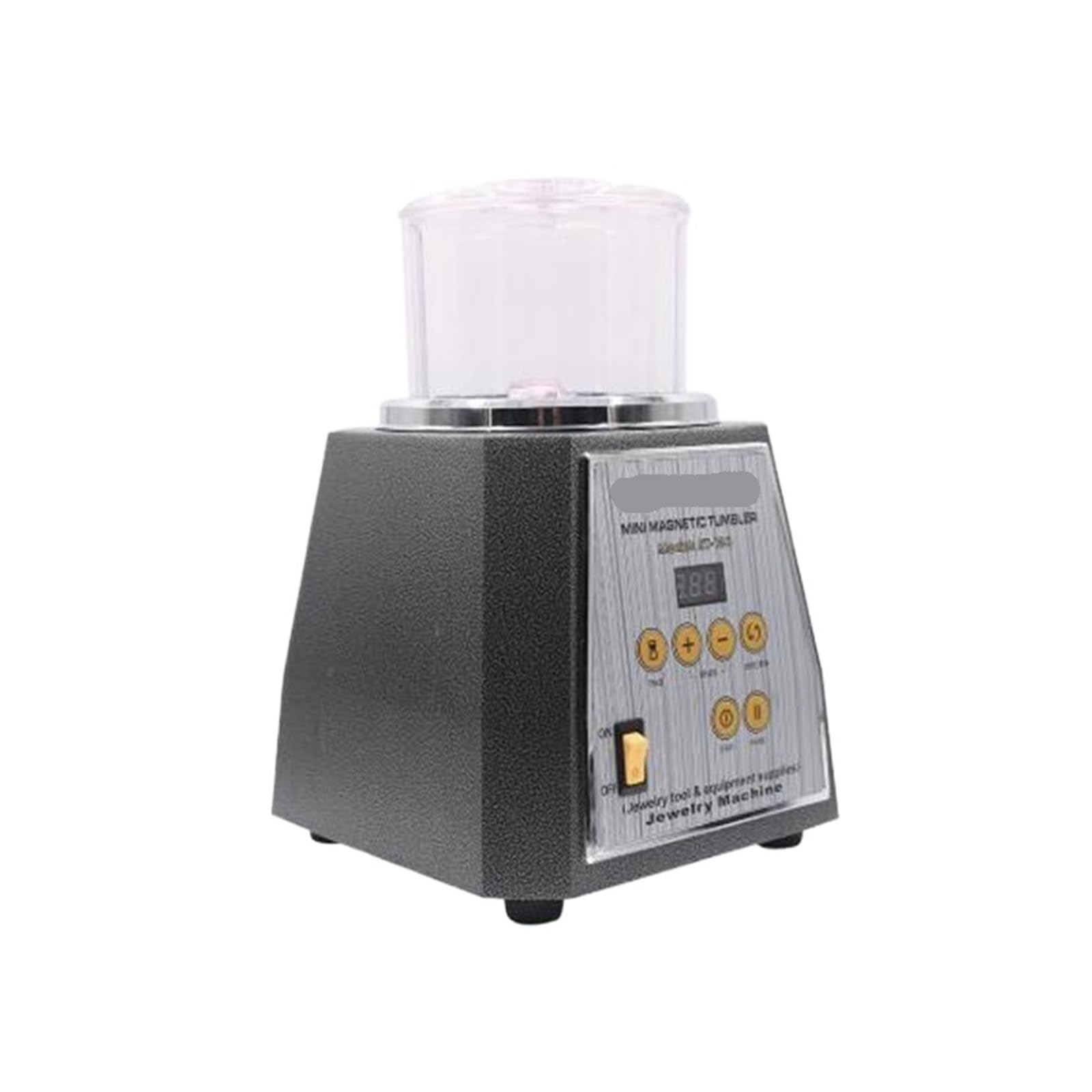 Ewsdsfs One Color Kt-130 Magnetic Tumbler Rotary Polisher Machine 220 And 110 With 200G Polishing Needle Jewelry Equipment