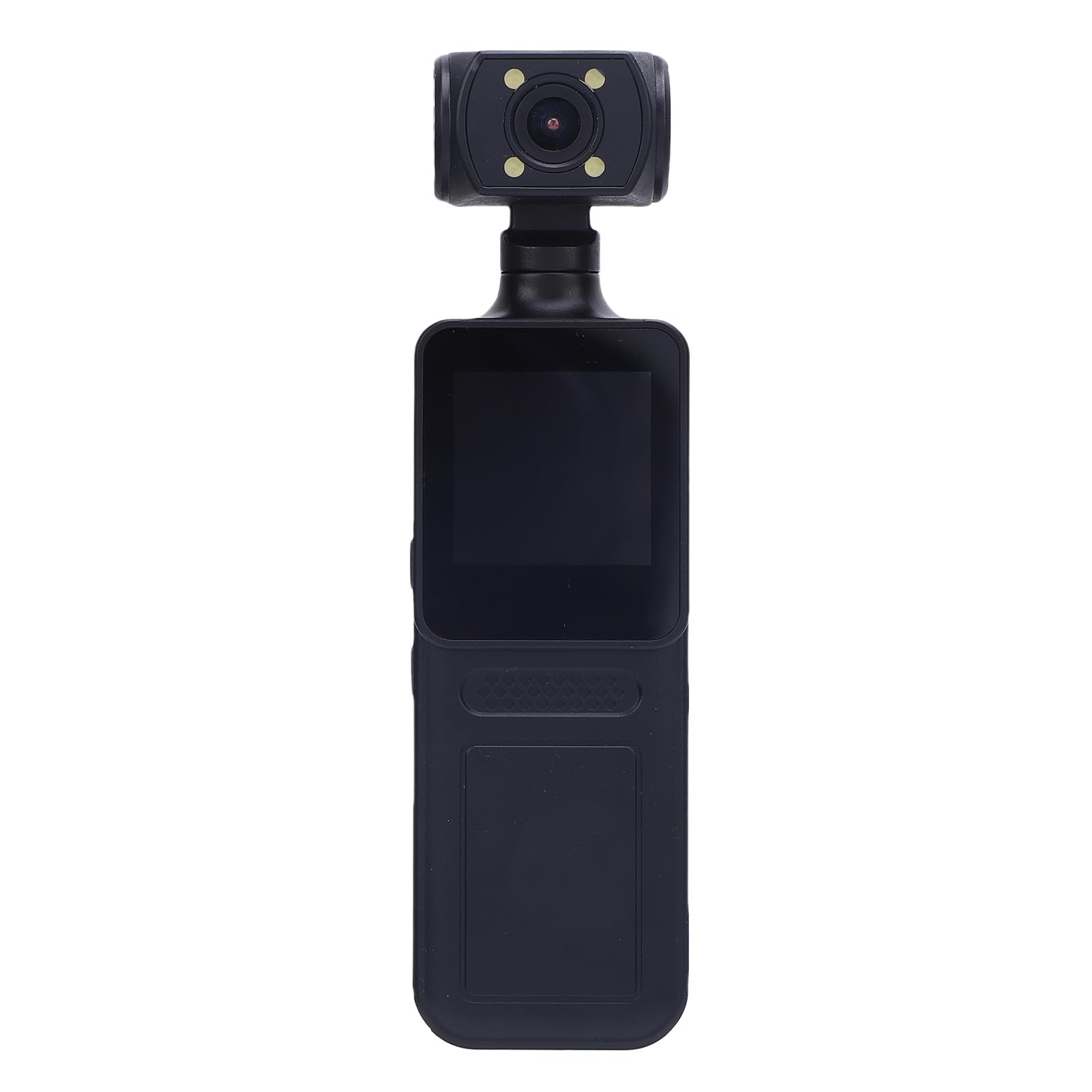 Topiky Caméra d'action WiFi 4K HD, 180 ° Rotatif 4K HD WiFi Camcommande de Poche, Caméra Corporelle avec Enregistrement Audio et Vidéo, Caméscope usé pour Les Voyages Sportifs en Plein
