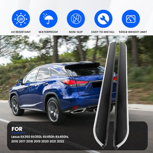 Estribos laterales para Lexus RX350 RX450h 2016-2022 miniatura 3