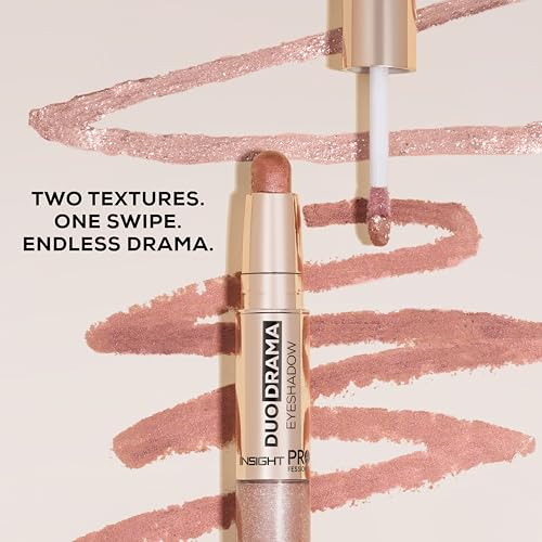 Image of Duo Drama Eyeshadow (Tone Spell) | Metallic Finish | Cream-to-Liquid Hybrid Formula with Intense Pigment | Waterproof, Long-Wear & Easy to Blend - 8g